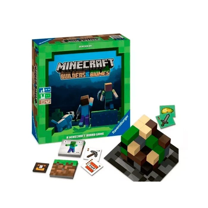 Ravensburger - Minecraft: Builders & Biomes - Juego de Mesa