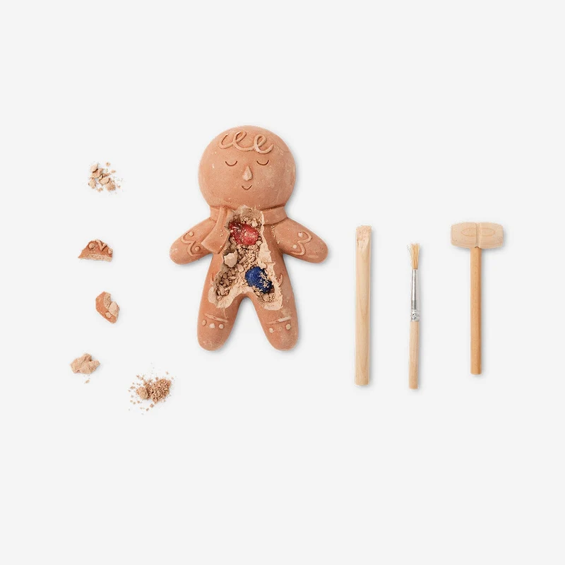 Gingerbread excavation kit