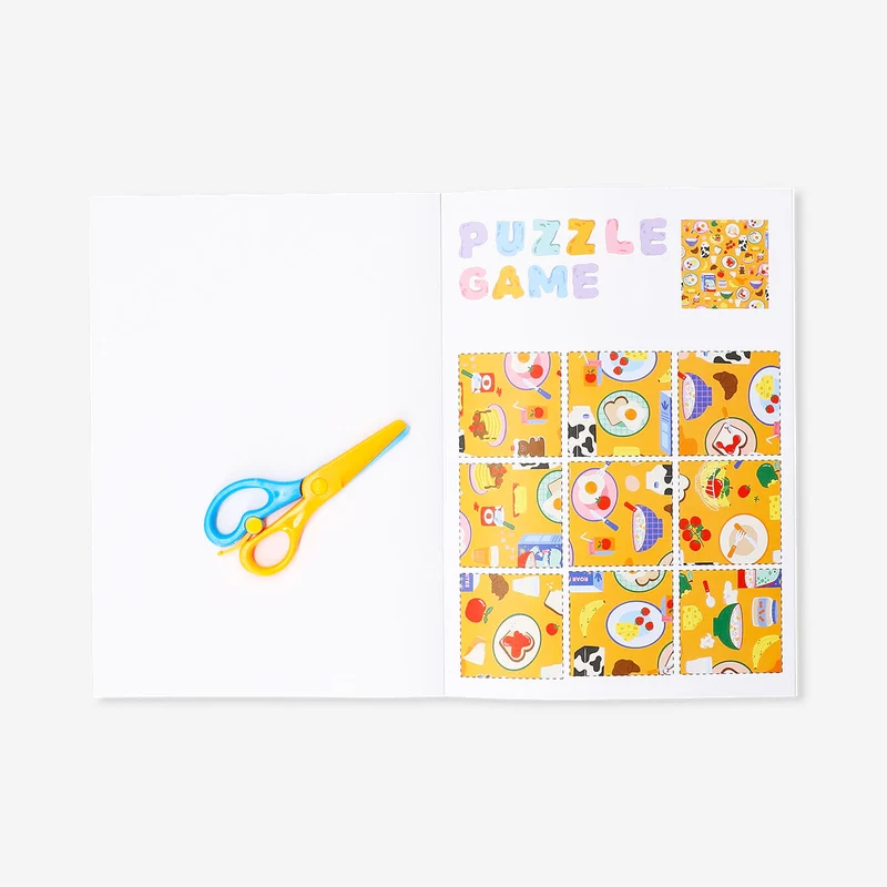Activity book with scissors - Learn to use scissors