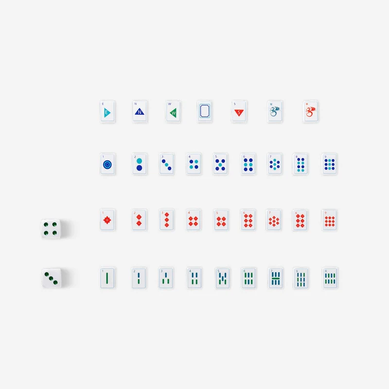 Mahjong game for four players