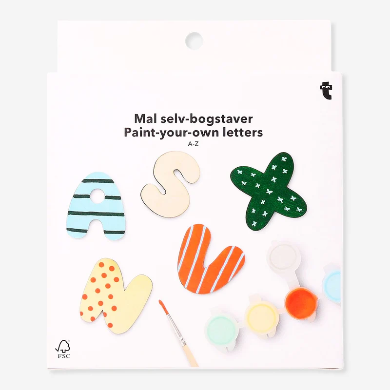 DIY painting letters - A to Z