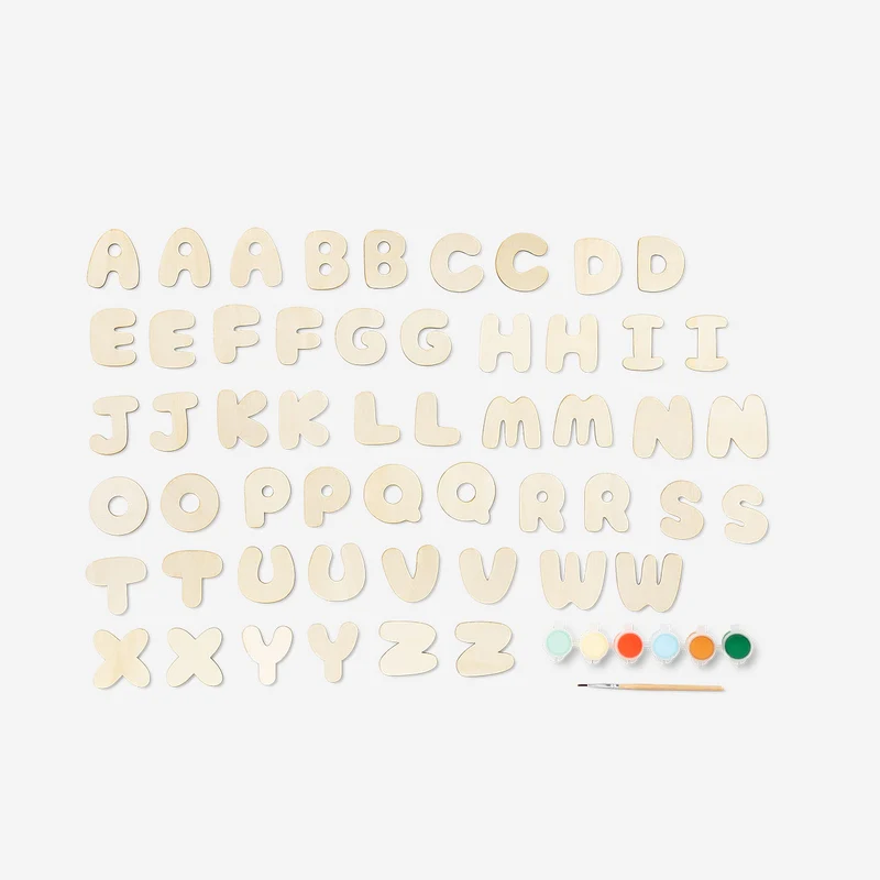 DIY painting letters - A to Z