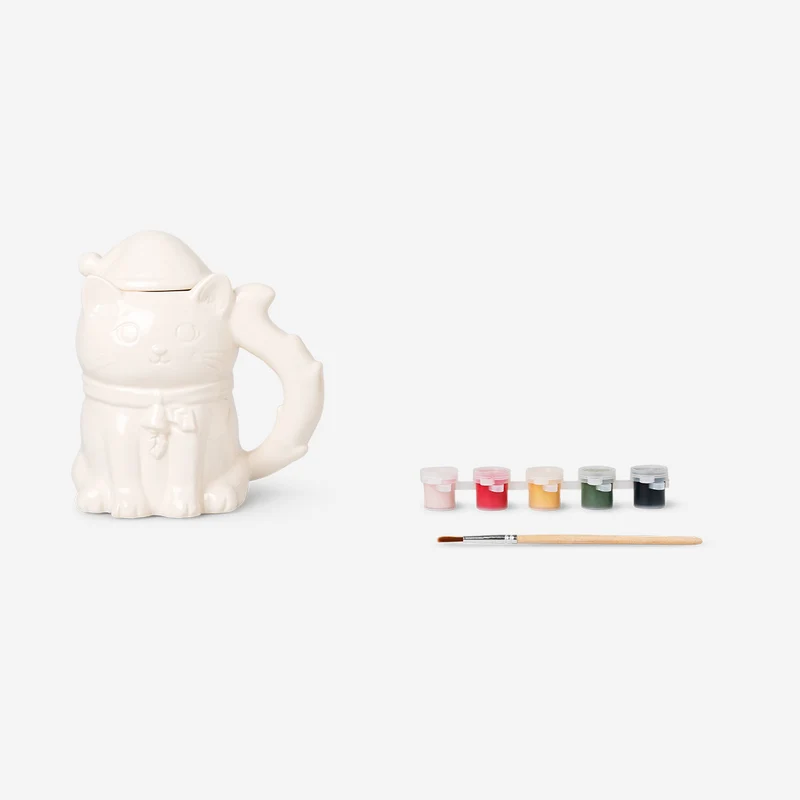 DIY Christmas cat mug - 420 ml