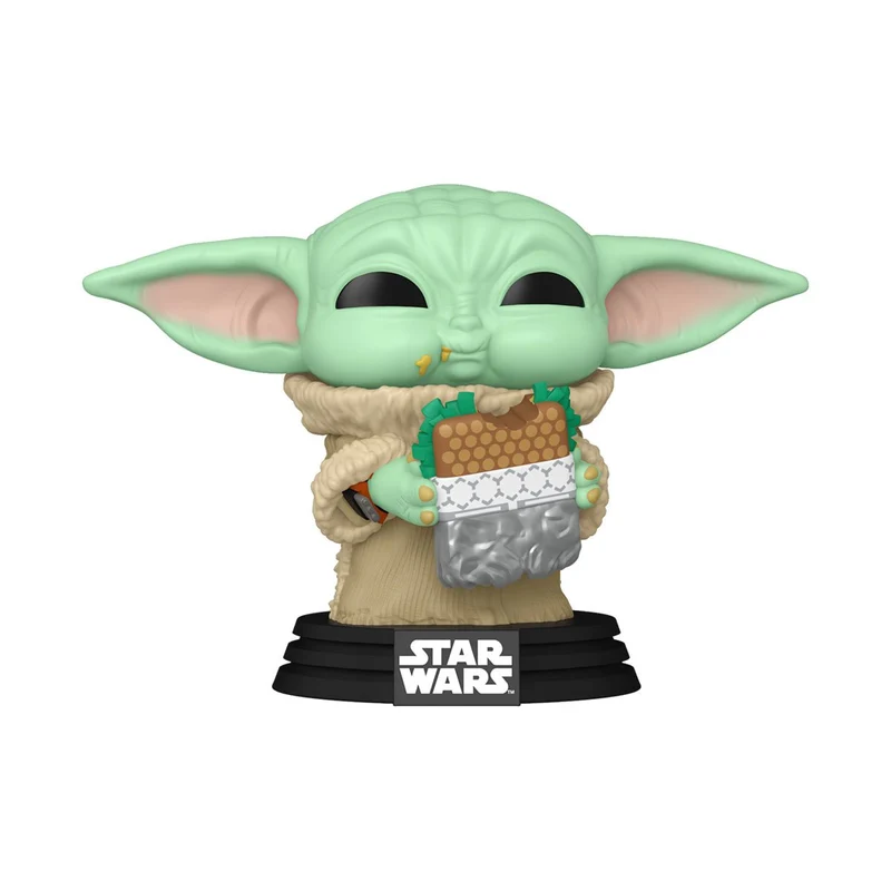 Funko Pop Star Wars: The Mandalorian y Grogu - Grogu con comida