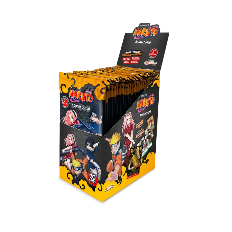 Naruto Mythos TCG: Konoha Shido Set 1 Edicion 2 - 24 Booster Pack En Ingles