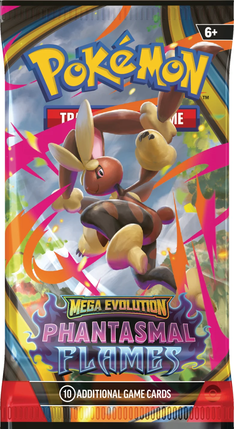 Pokemon TCG: Mega Evoluciones Llamaradas Fantasmales - Booster En Español