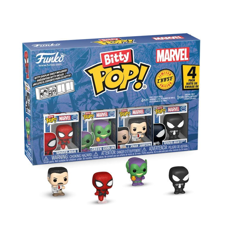 Funko Bitty Pop: Marvel Spider-Man - Spider-Man 4 Pack