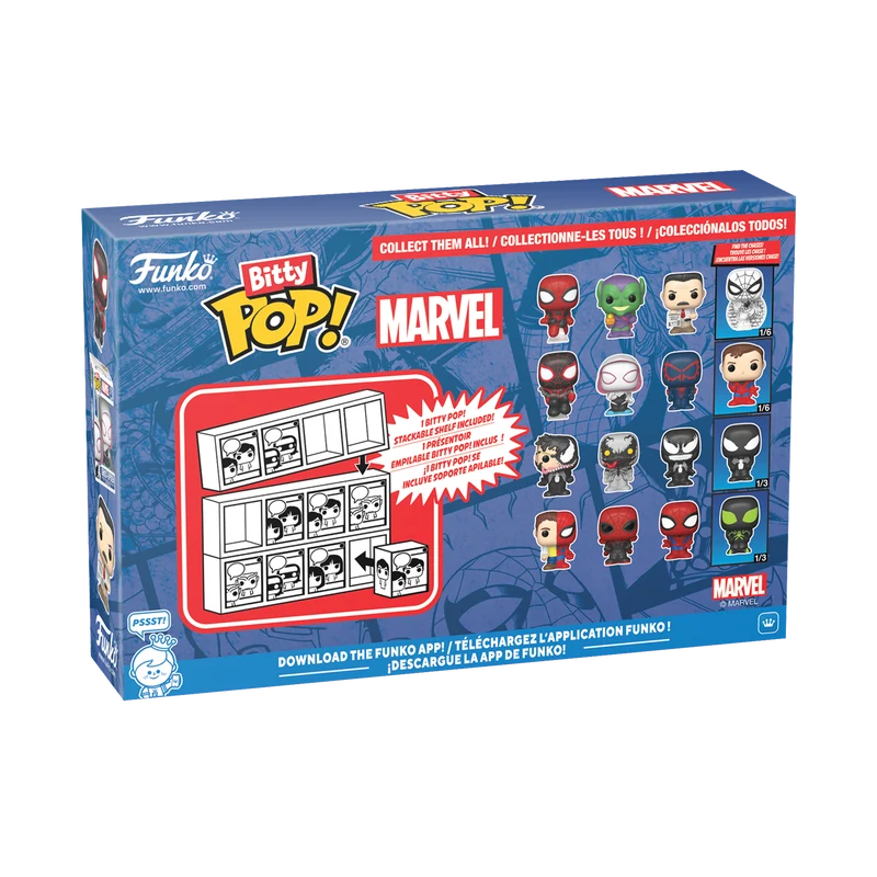 Funko Bitty Pop: Marvel Spider-Man - Spider-Man 4 Pack