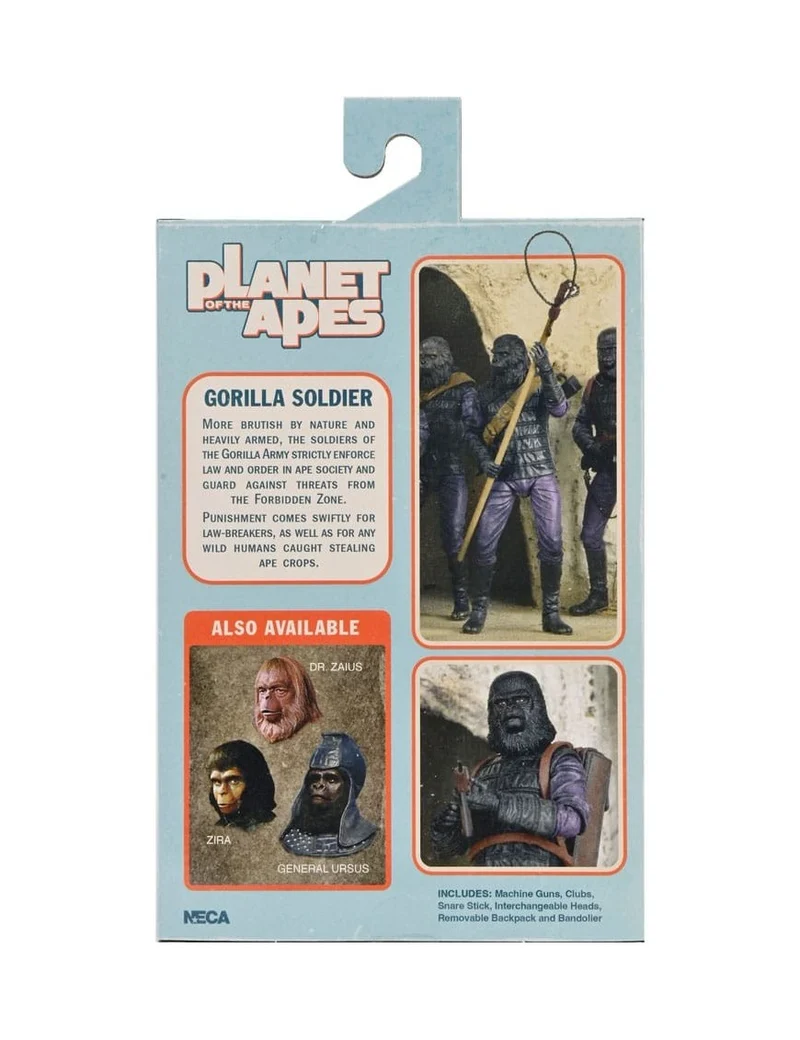 NECA Figura de Accion Ultimate: Planet of the Apes - Gorilla Soldier 7 Pulgadas