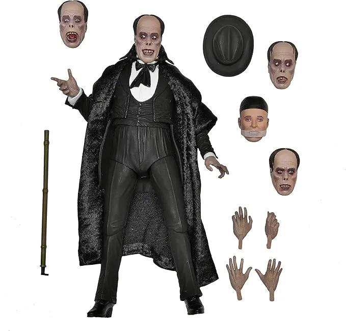 NECA Figura de Accion: El Fantasma de la Opera 1925 - Fantasma Color 7 Pulgadas