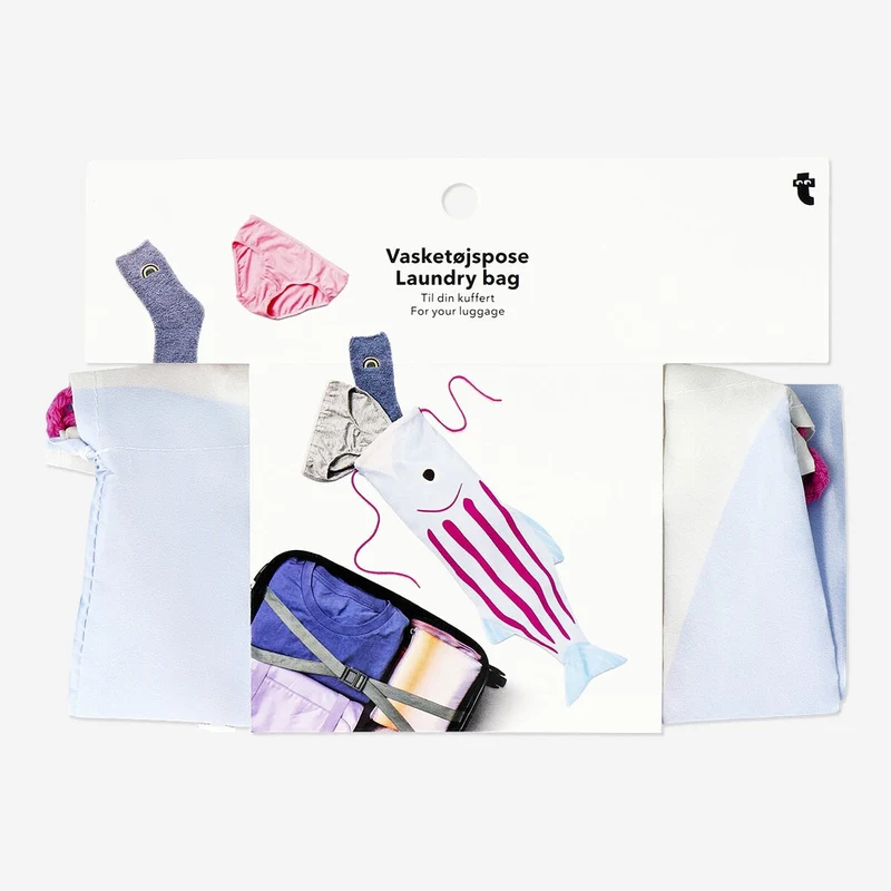 Drawstring laundry bag for traveling - 24x62,5 cm