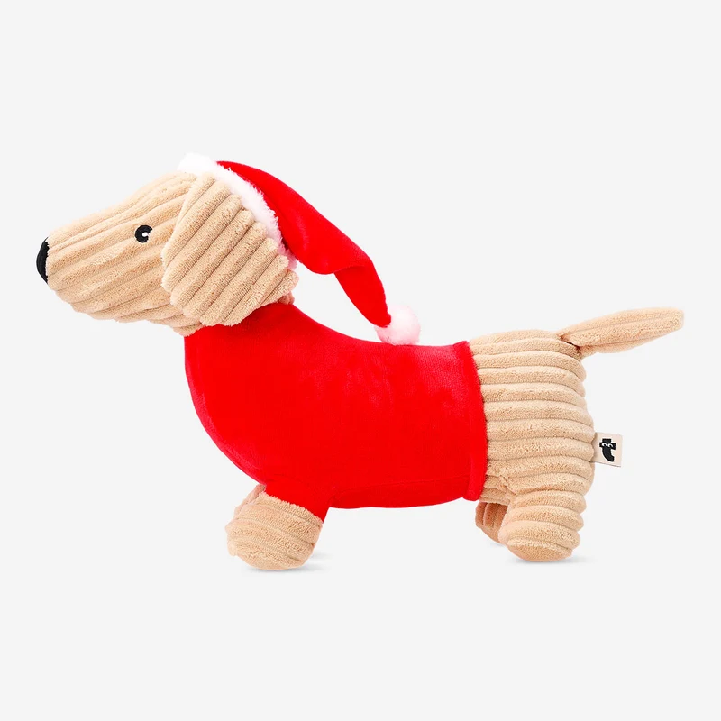 Plush toy - Christmas sausage dog