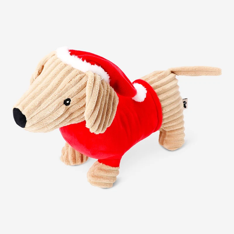 Plush toy - Christmas sausage dog