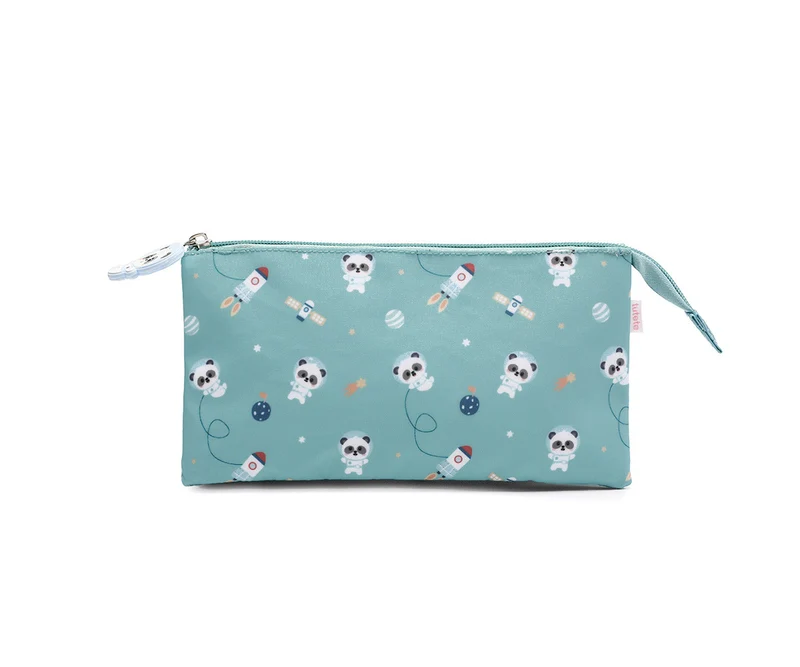Estuche 3 compartimentos Pandas in Space