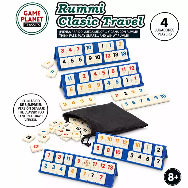 Rummi Viaje en Caja de Metal Game Planet