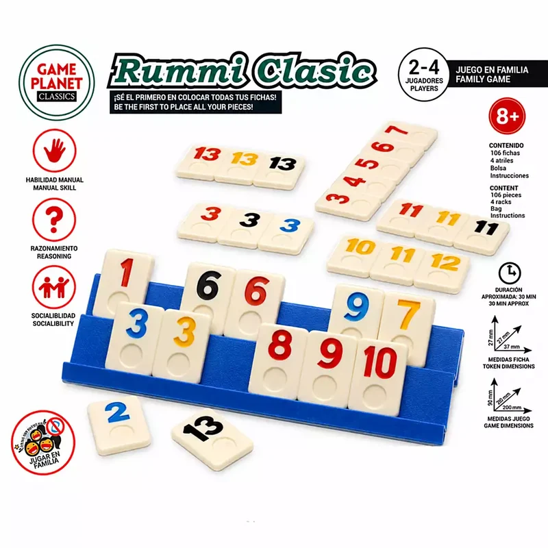 Rummi Classic en Caja de Metal Game Planet