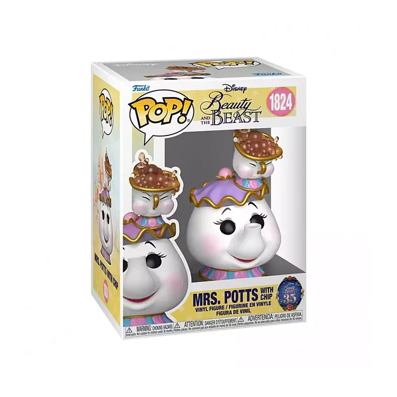 Funko Pop! Disney Mrs. Potts con Chip Nº 1824