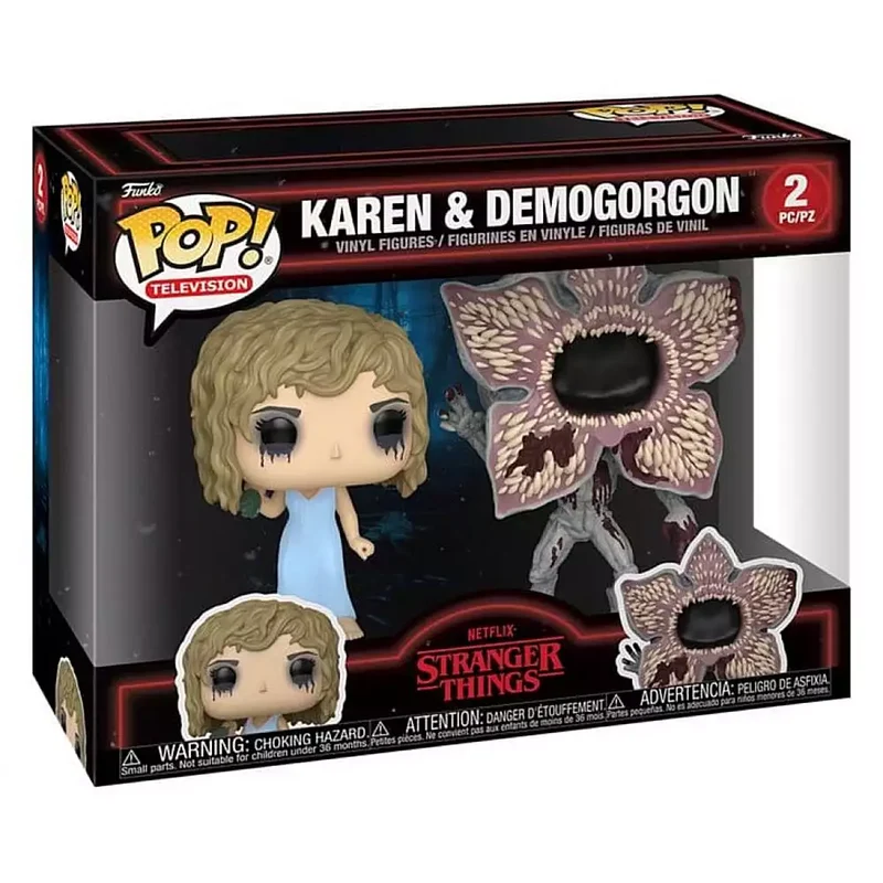 Funko Pop! Stranger Things Karen & Demogorgon 2-Pack