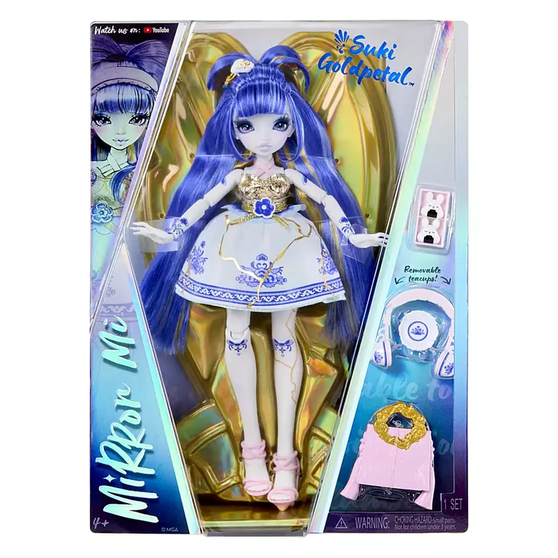 MirrorMi Academy Muñeca Fashion Suki Goldpetal Fragile de 26,5 cm