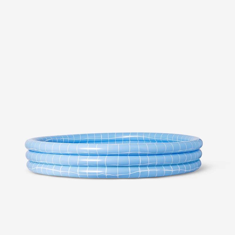 Blue inflatable paddling pool - 110 cm