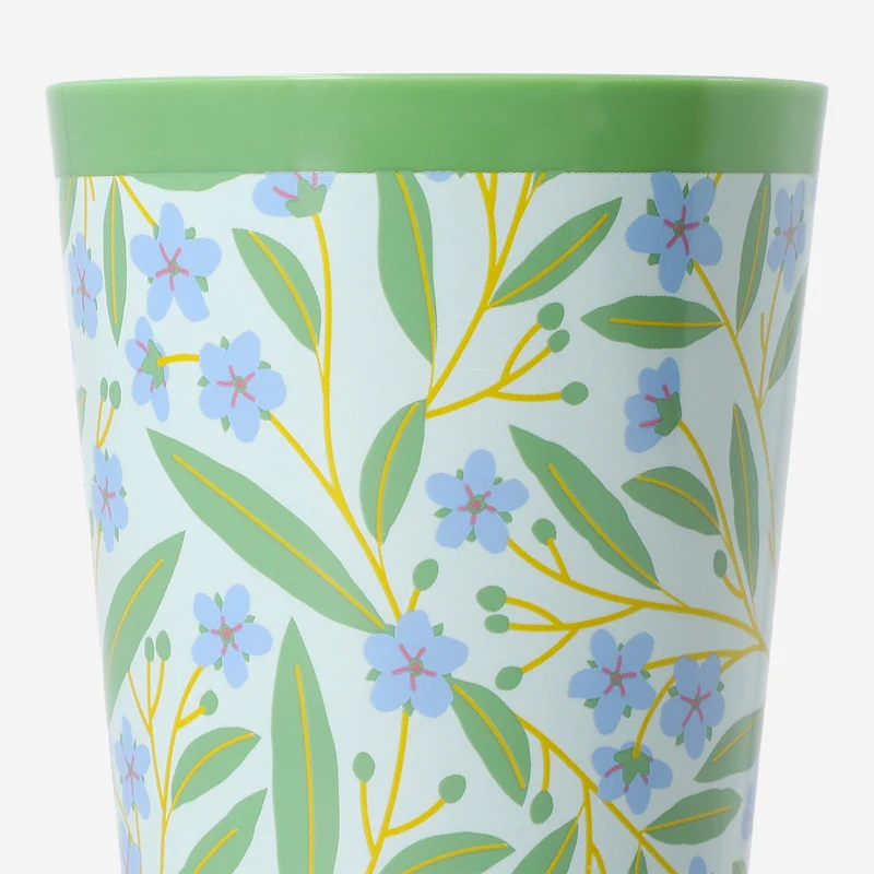 Tall reusable cups with summer print - 2 pcs