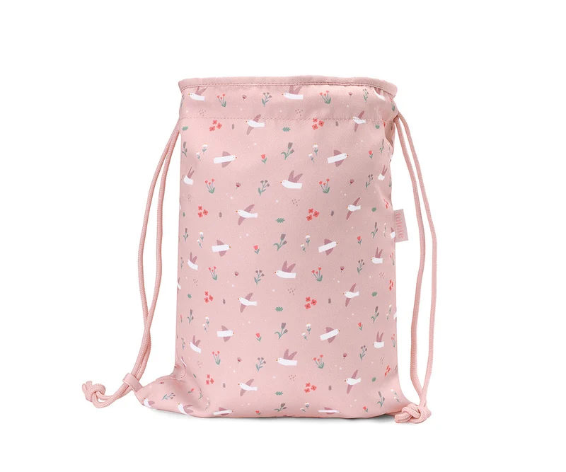 Mochila saco tela Blossom Birds