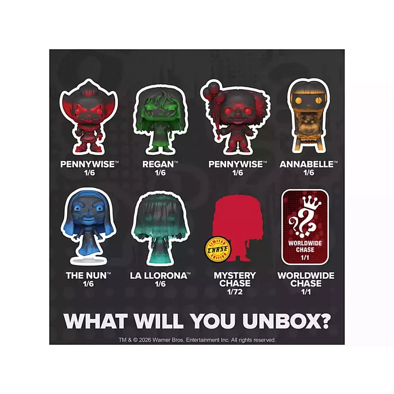 Funko Pop! Mystery Warner Bros. Horror Surtido