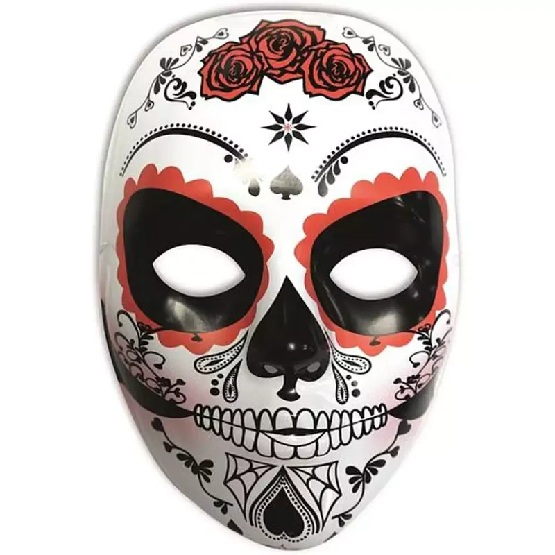 Máscara Katrina Rosas Día de Muertos Rubie´s