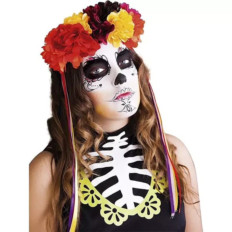 Diadema Katrina con Rosas de Colores Rubie´s