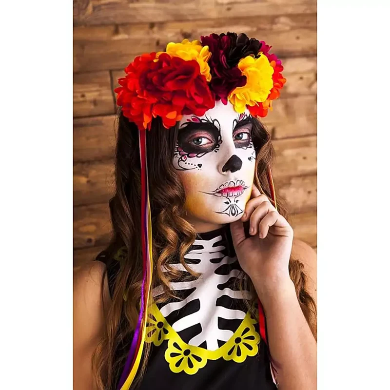 Diadema Katrina con Rosas de Colores Rubie´s