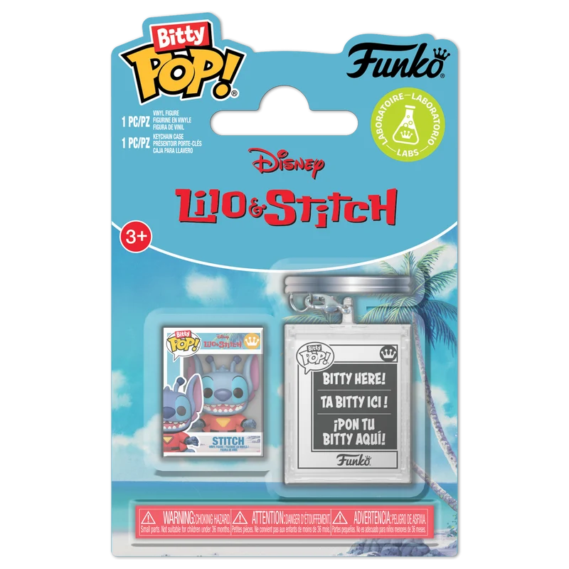 Funko Bitty pop & Accessory: Disney - 626 Stitch con llavero