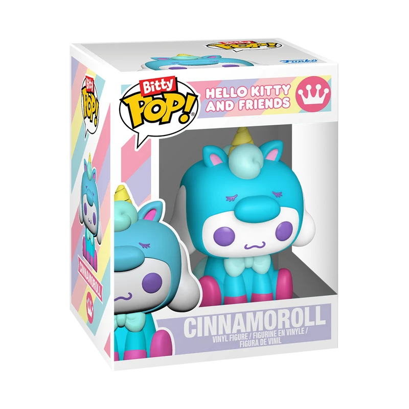Funko Bitty pop & Accessory: Sanrio - Cinnamoroll con llavero