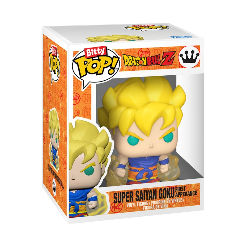 Funko Bitty pop & Accessory: Dragon ball Z - Guko Super Saiyajin con llavero