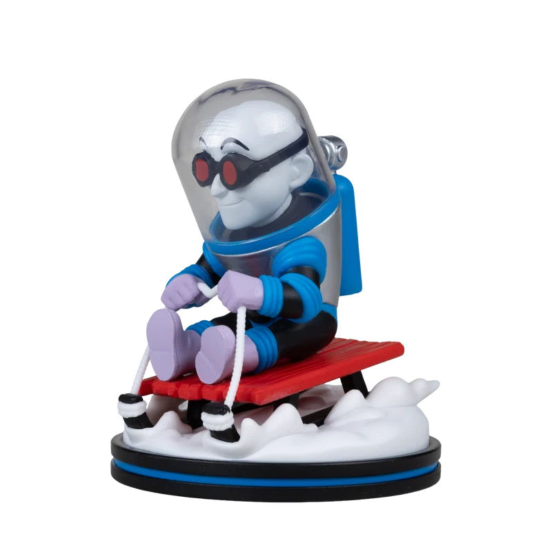 Mcfarlane Qmx Q Fig Deluxe: Dc Comics - Mr Freeze en Trineo