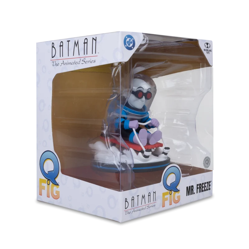 Mcfarlane Qmx Q Fig Deluxe: Dc Comics - Mr Freeze en Trineo