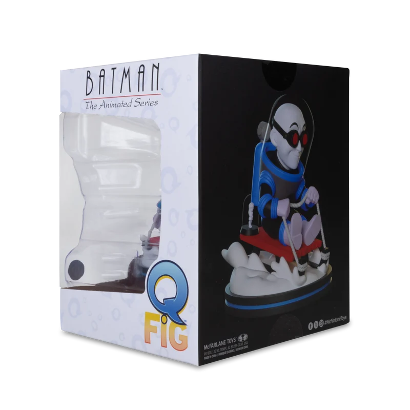 Mcfarlane Qmx Q Fig Deluxe: Dc Comics - Mr Freeze en Trineo