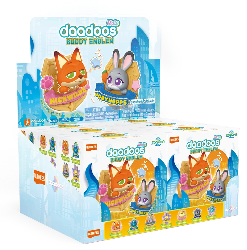 Blokees Zootopia Daadoos Mate Series: 01 Buddy Emblem - Unitario 73821