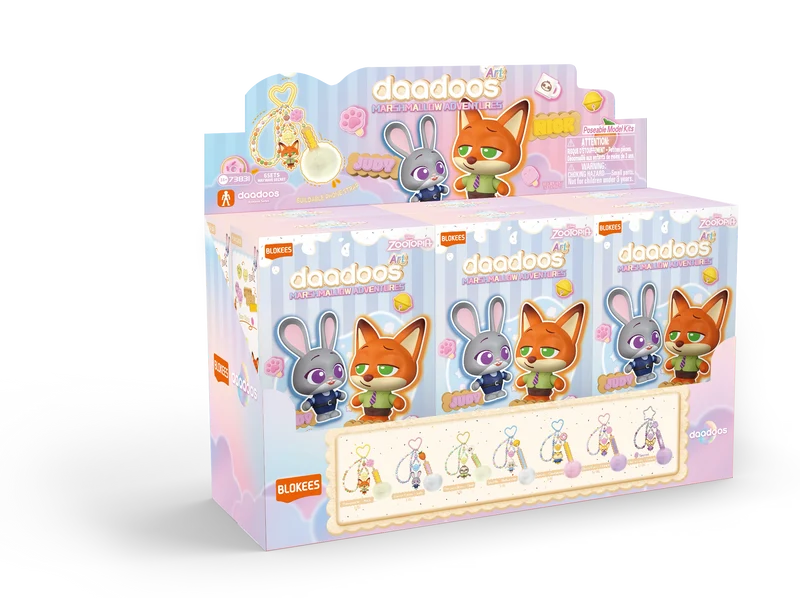 Blokees Zootopia Daadoos Art Series: 01 Marshmallow Adventures - Unitario 73831