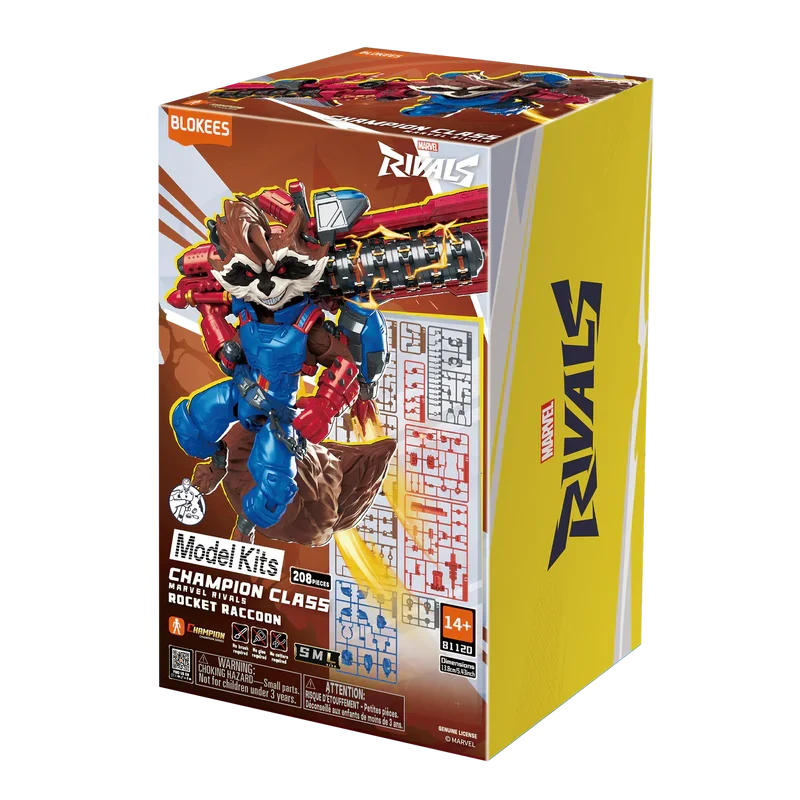 Blokees Marvel Rivals Champion Class: Rocket Raccoon 81120