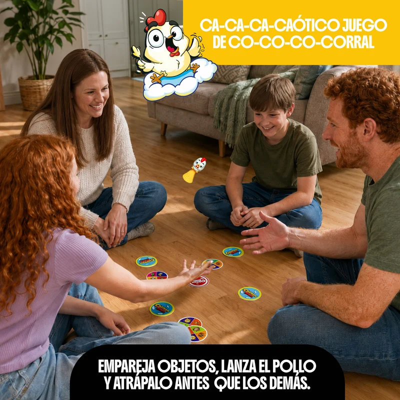 Chicken Ball - Juego de mesa - FALOMIR - 2-4 jugadores - 7+ años - 20 min