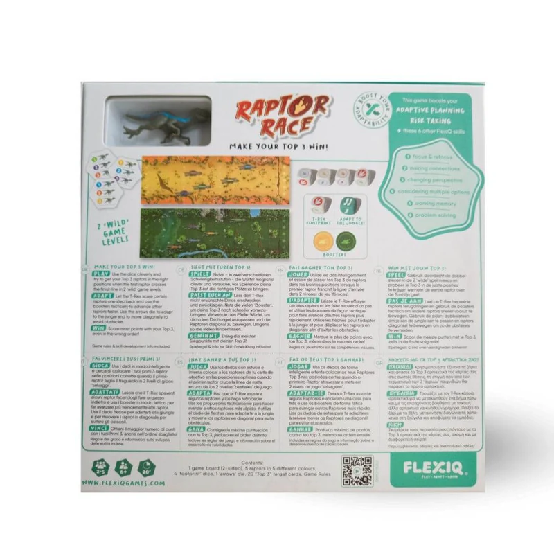 Raptor Race - Juego de mesa - Haba - 2-5 jugadores - 6+ años - 20 min