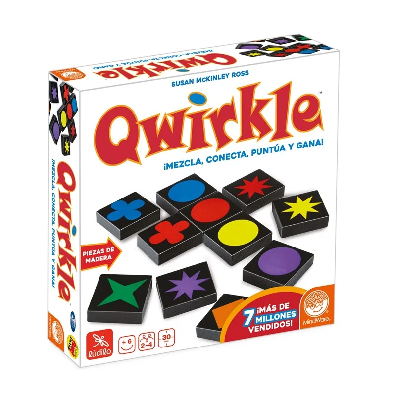 Qwirkle - Juego de mesa - Ludilo - 2-4 jugadores - 6+ años - 15 min
