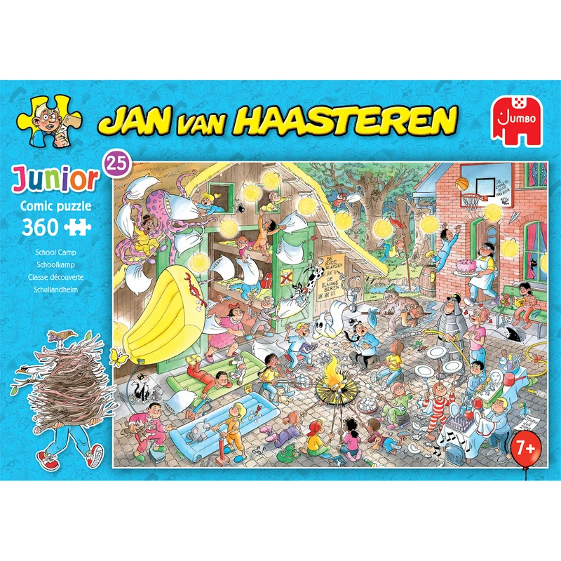 Jan van Haasteren Junior 25 - School Camp (360 pieces)
