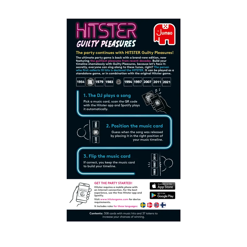 Hitster - Guilty Pleasures (Nordics)