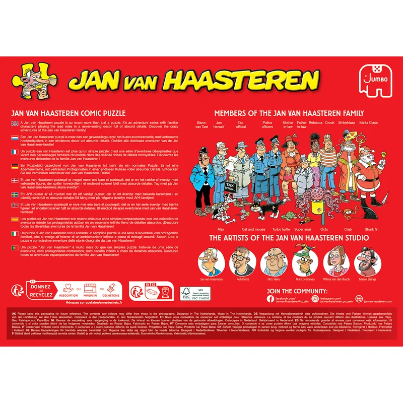 Jan van Haasteren - Vive la Mediterranean! (2000 pieces)