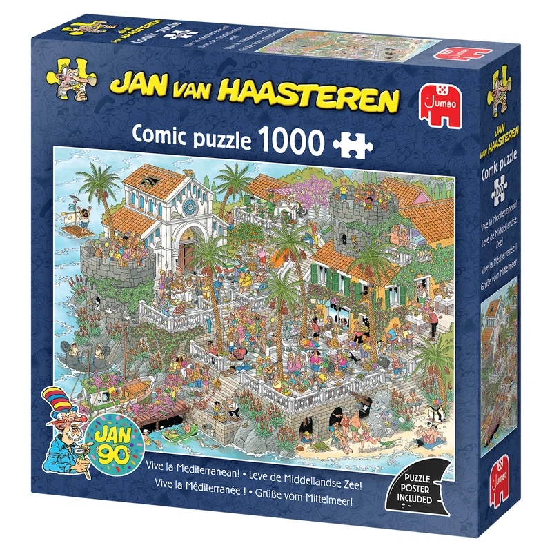 Jan van Haasteren - Vive la Mediterranean! (1000 pieces)