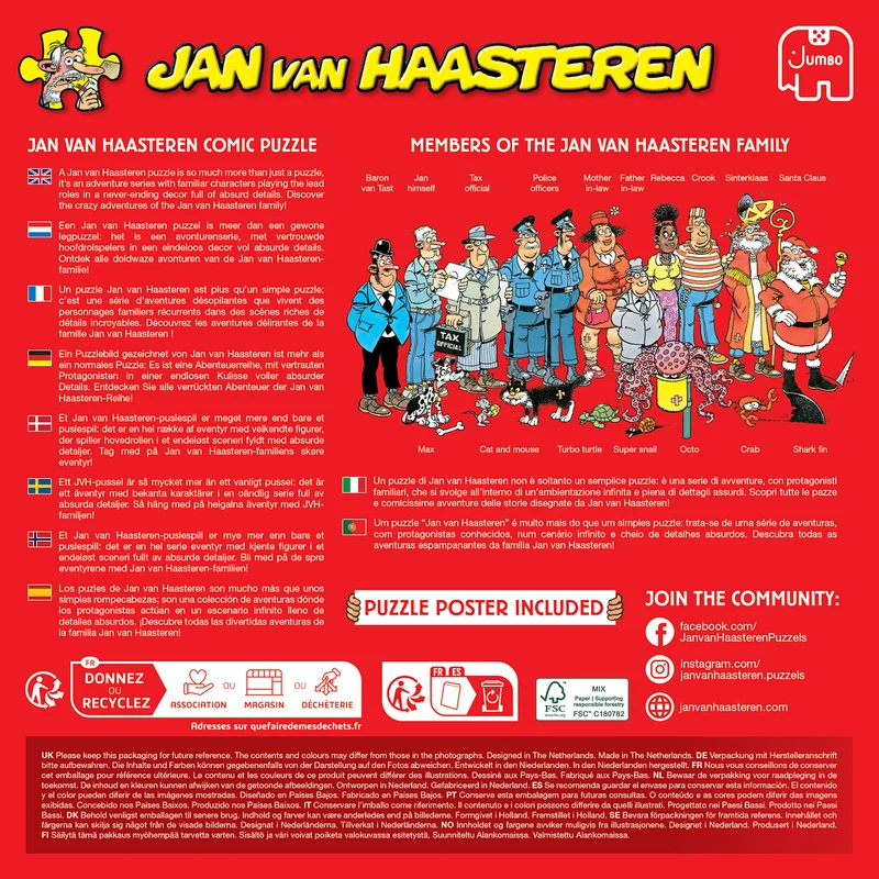 Jan van Haasteren - Vive la Mediterranean! (1000 pieces)