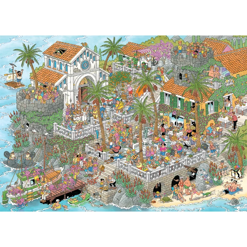 Jan van Haasteren - Vive la Mediterranean! (1000 pieces)