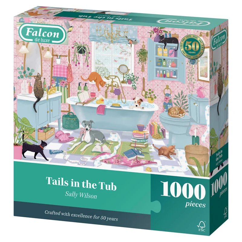 Falcon - Tails in the Tub (1000 pieces)