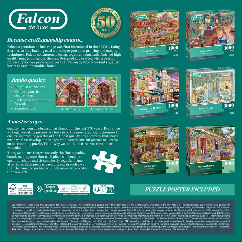 Falcon - Tails in the Tub (1000 pieces)